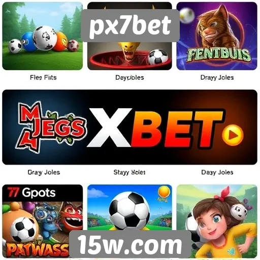 Variedade de jogos disponíveis na plataforma px7bet