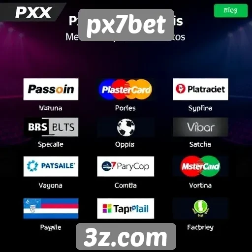 Métodos de pagamento aceitos no px7bet